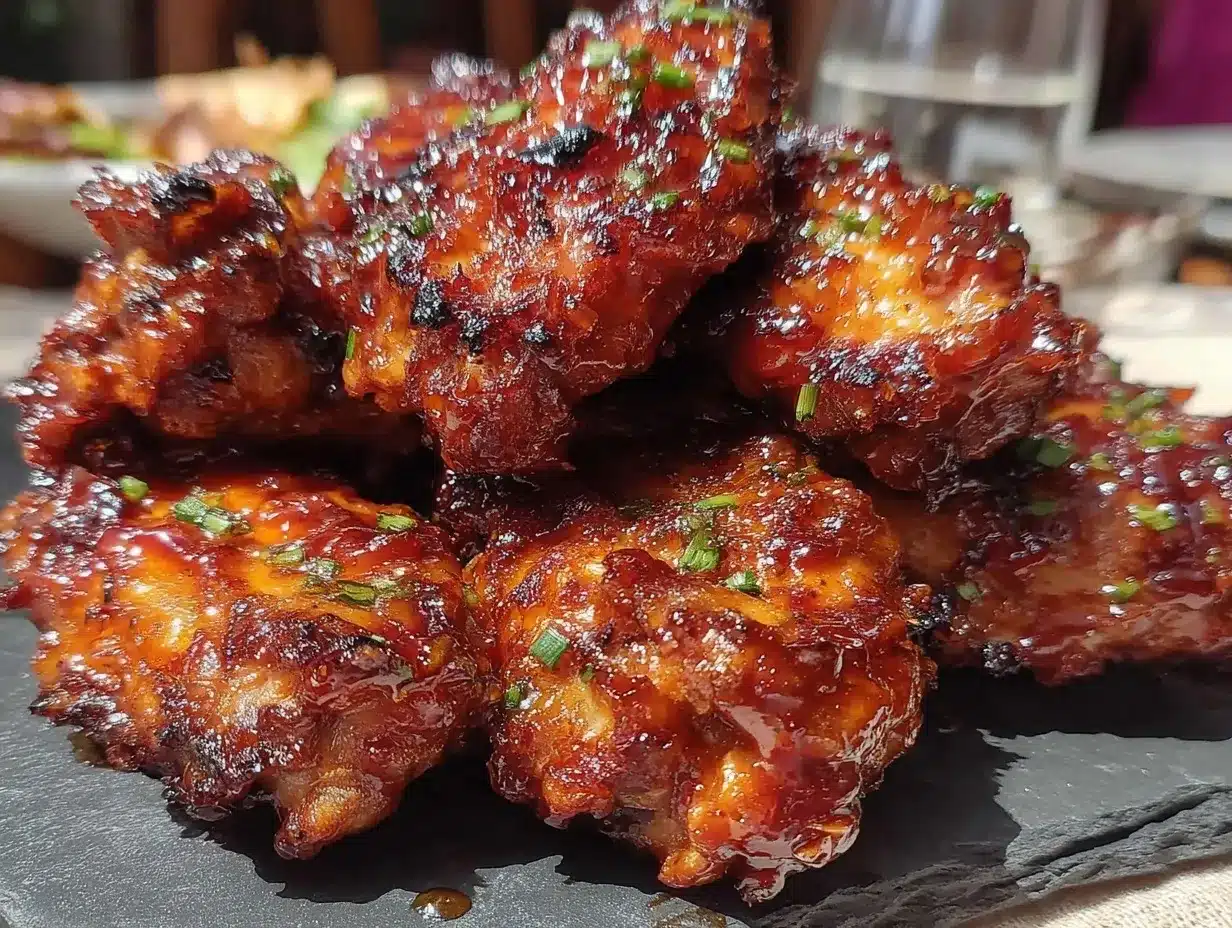 Football Tailgate Honey Garlic Chicken Wings 4 honey garlic chicken wings preparation steps