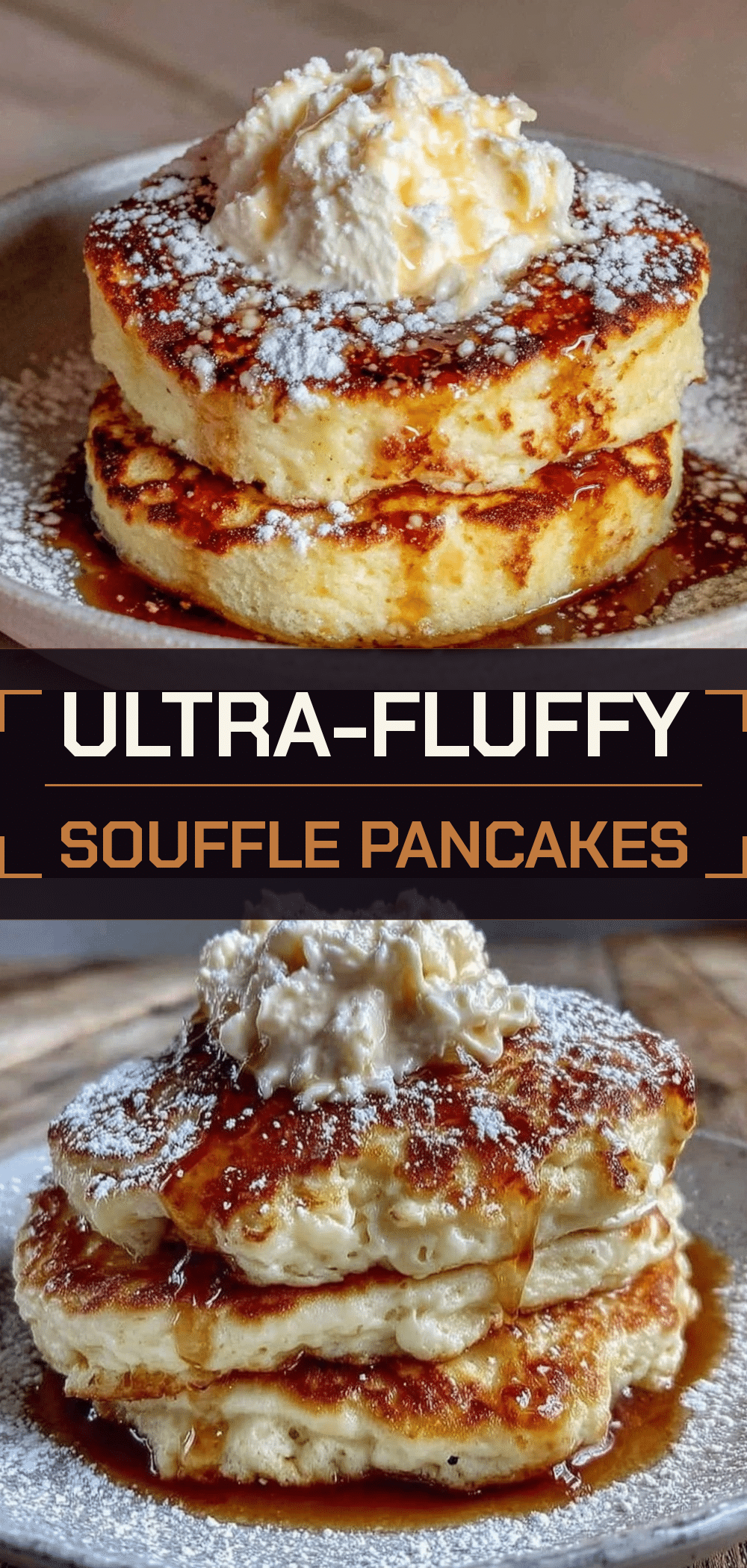 Ultra-Fluffy Japanese Souffle Pancakes: 3-Ingredient Protein Fuel 5 Japanese Souffle Pancakes recipe