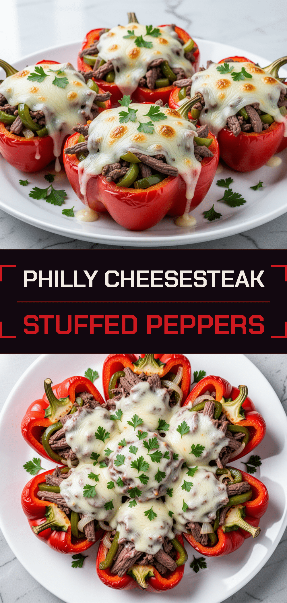 Low-Carb Philly Cheesesteak Stuffed Peppers: Best Easy Keto Recipe 5 Low-Carb Philly Cheesesteak Stuffed Peppers recipe