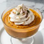 low-carb pumpkin cheesecake mousse - featured image