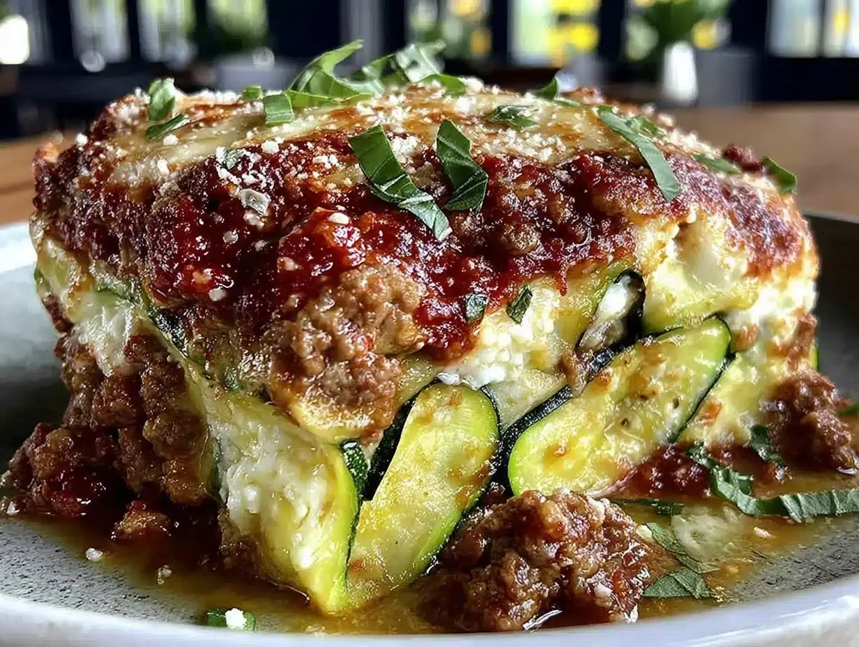Low-Carb Zucchini Lasagna: 5-Ingredient Beginner-Friendly Dinner 4 low-carb zucchini lasagna preparation steps