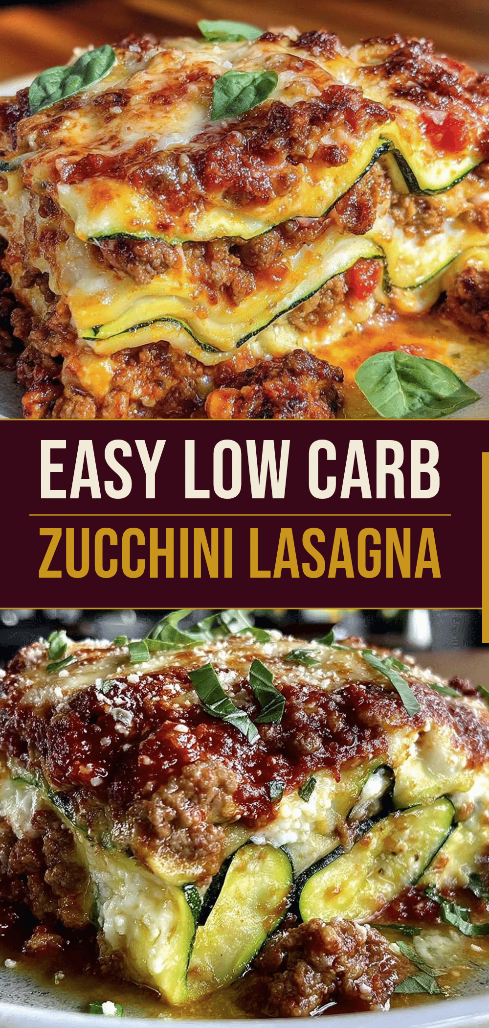 Low-Carb Zucchini Lasagna: 5-Ingredient Beginner-Friendly Dinner 5 low-carb zucchini lasagna recipe