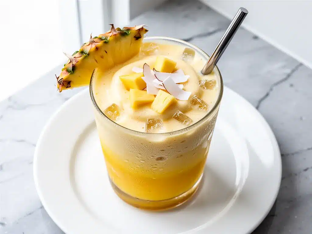 Ultra-Creamy Mango Pineapple Smoothie: Best 5-Min Quick Breakfast 4 mango pineapple smoothie preparation steps
