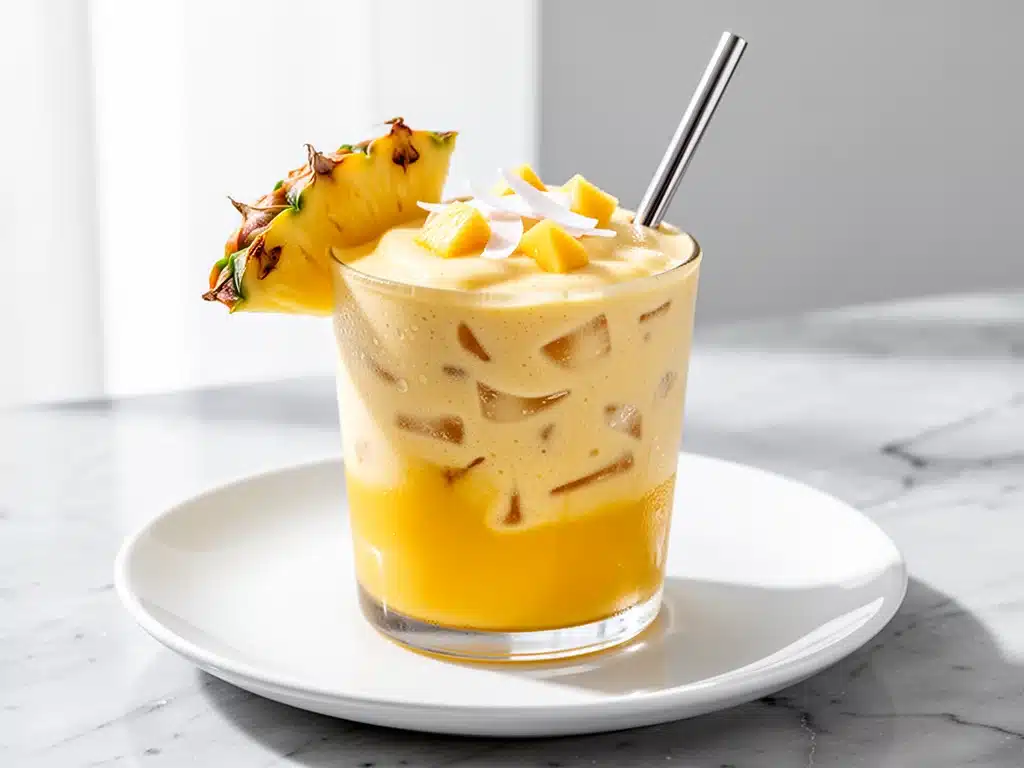 mango pineapple smoothie - featured image