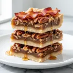 maple bacon pecan pie bars - featured image
