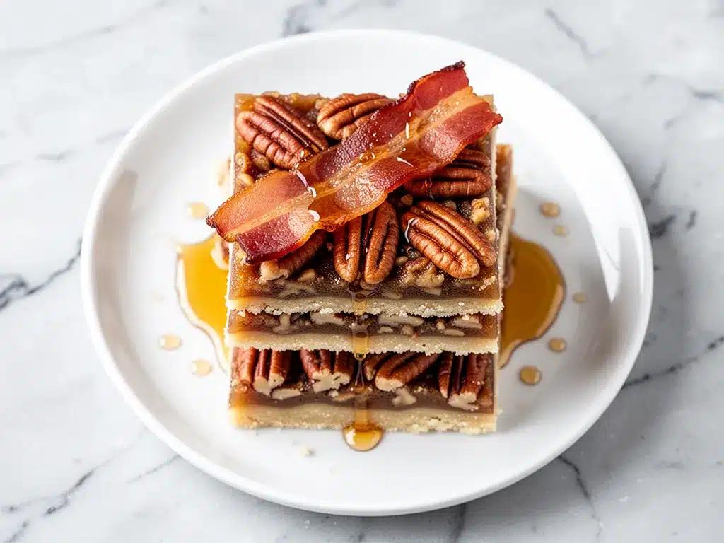 Fall Maple Bacon Pecan Pie Bars: 15 Easy Holiday Bars 4 maple bacon pecan pie bars preparation steps