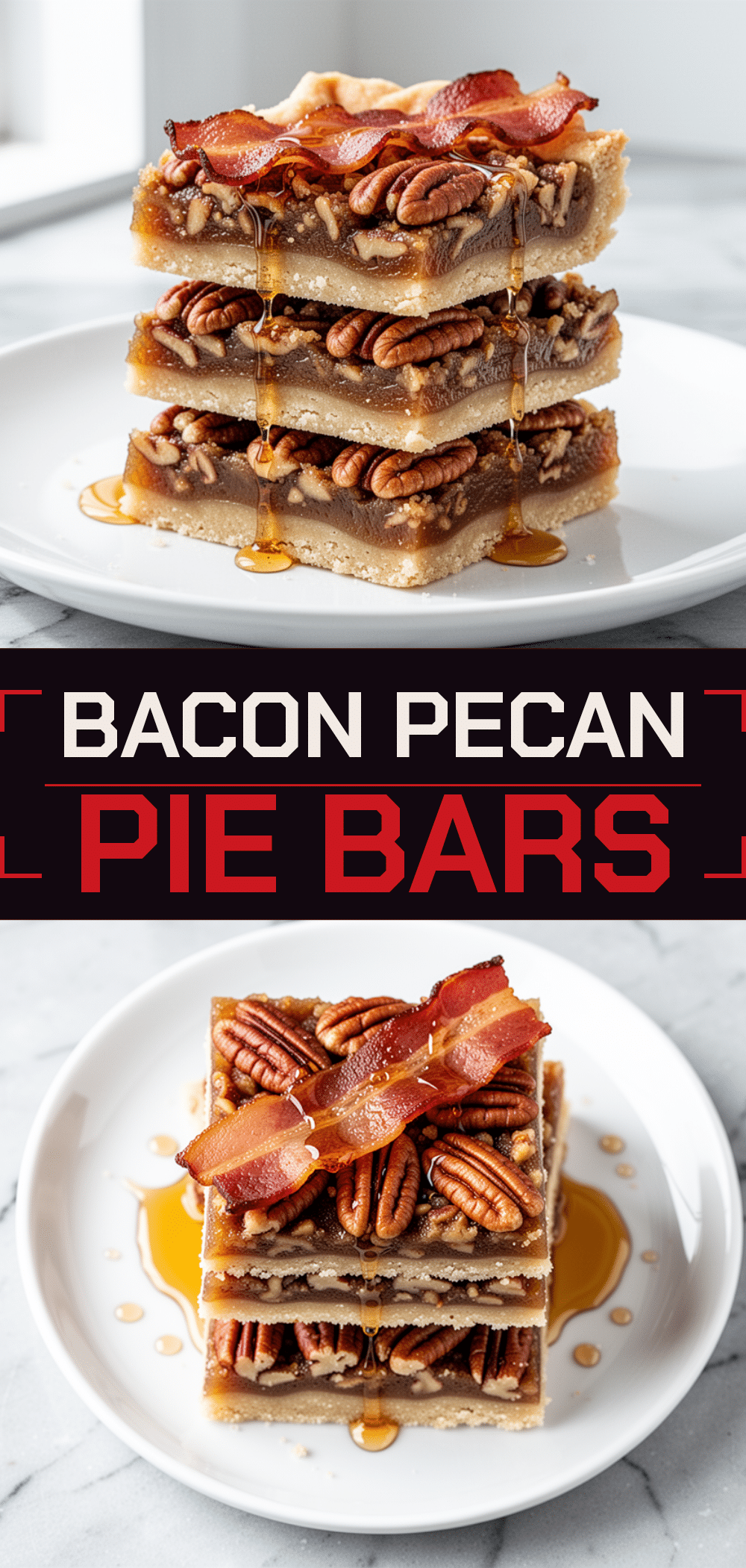 Fall Maple Bacon Pecan Pie Bars: 15 Easy Holiday Bars 5 maple bacon pecan pie bars recipe