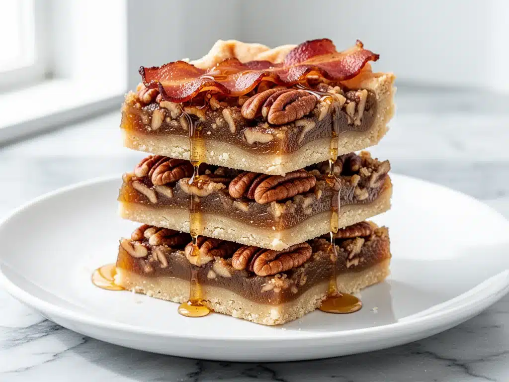 Home 2 maple bacon pecan pie bars - featured image