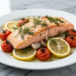 Mediterranean Baked Salmon - featured image