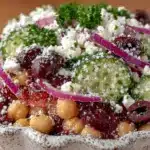 Mediterranean chickpea salad - featured image