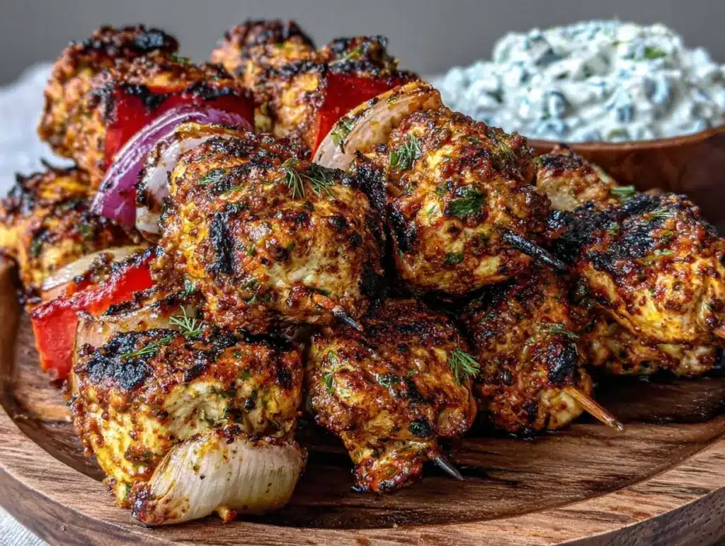 Mediterranean Grilled Chicken Skewers - featured image
