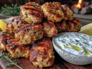 Mediterranean Lemon Herb Grilled Chicken Skewers - featured image
