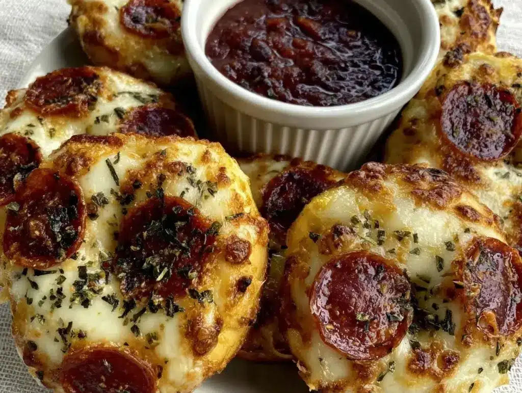 mini pizza bagels - featured image