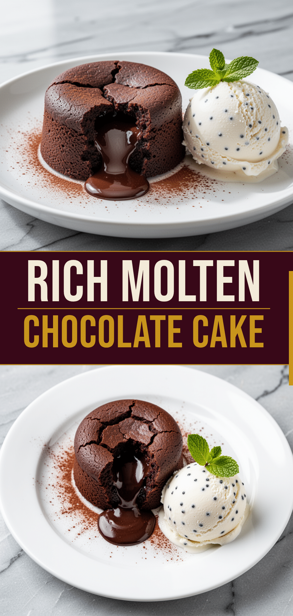Molten Chocolate Cake: Easy Homemade Dessert 5 Molten Chocolate Cake recipe