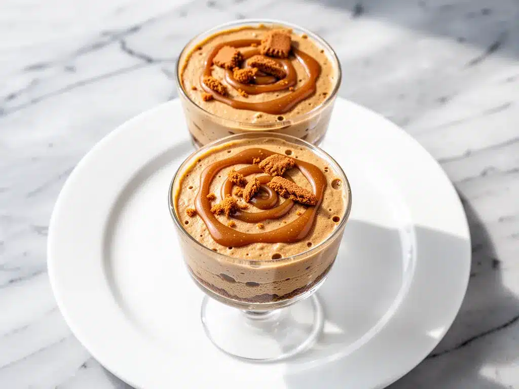 No-Bake Biscoff Cheesecake Cups: Easy 15-Minute Dessert 4 No-Bake Biscoff Cheesecake Cups preparation steps
