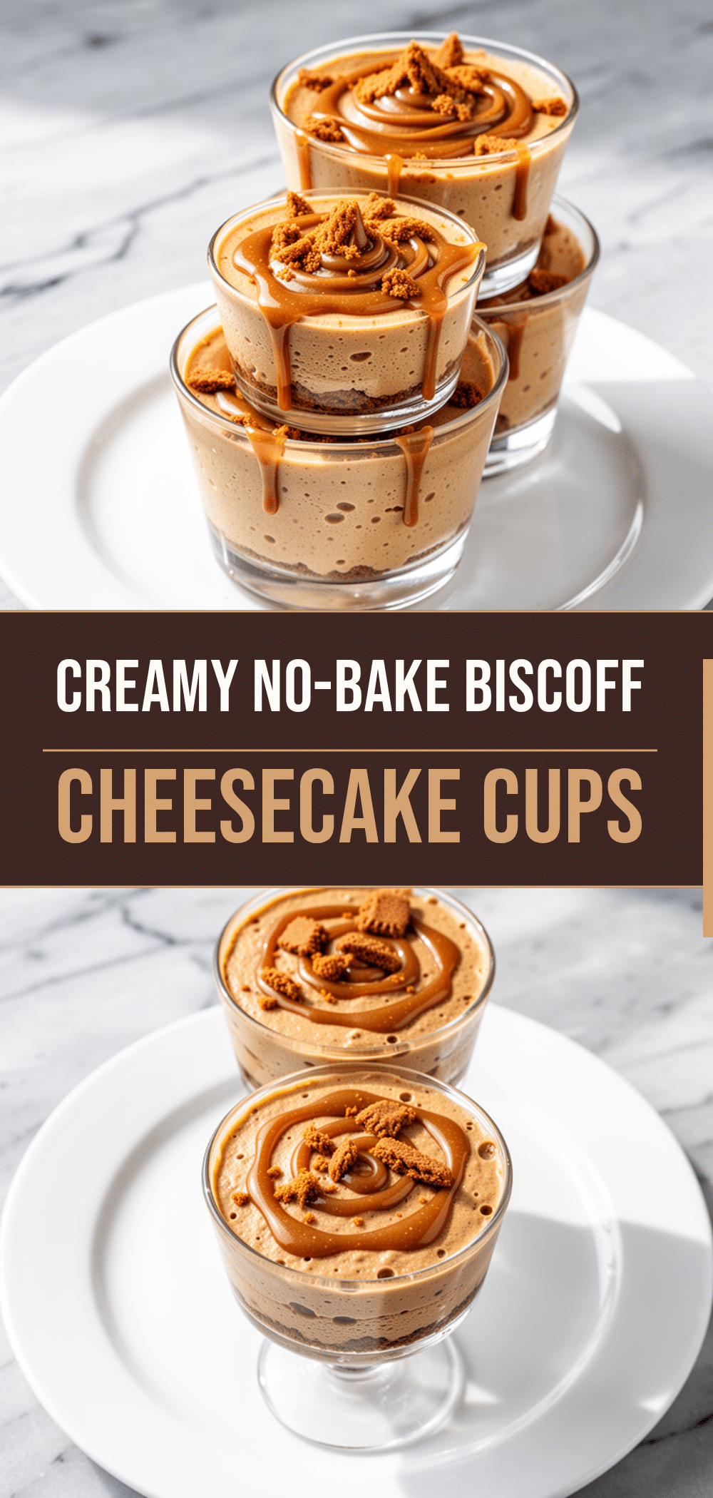 No-Bake Biscoff Cheesecake Cups: Easy 15-Minute Dessert 5 No-Bake Biscoff Cheesecake Cups recipe