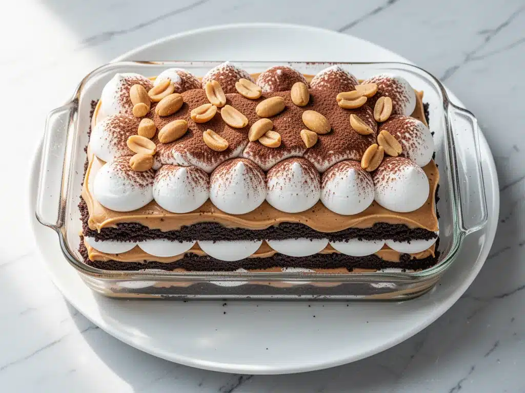 No-Bake Chocolate Peanut Butter Lasagna: 5-Min Dessert 4 no-bake chocolate peanut butter lasagna preparation steps