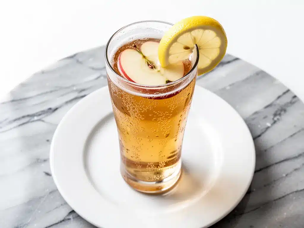 Oktoberfest Apple Beer Shandy: 5 Easy Fall Drinks 4 Oktoberfest Apple Beer Shandy preparation steps