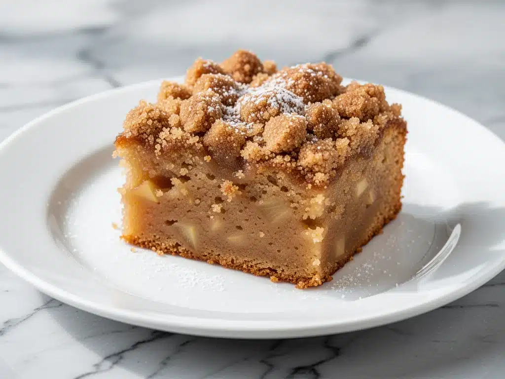 one-bowl applesauce snack cake - featured image