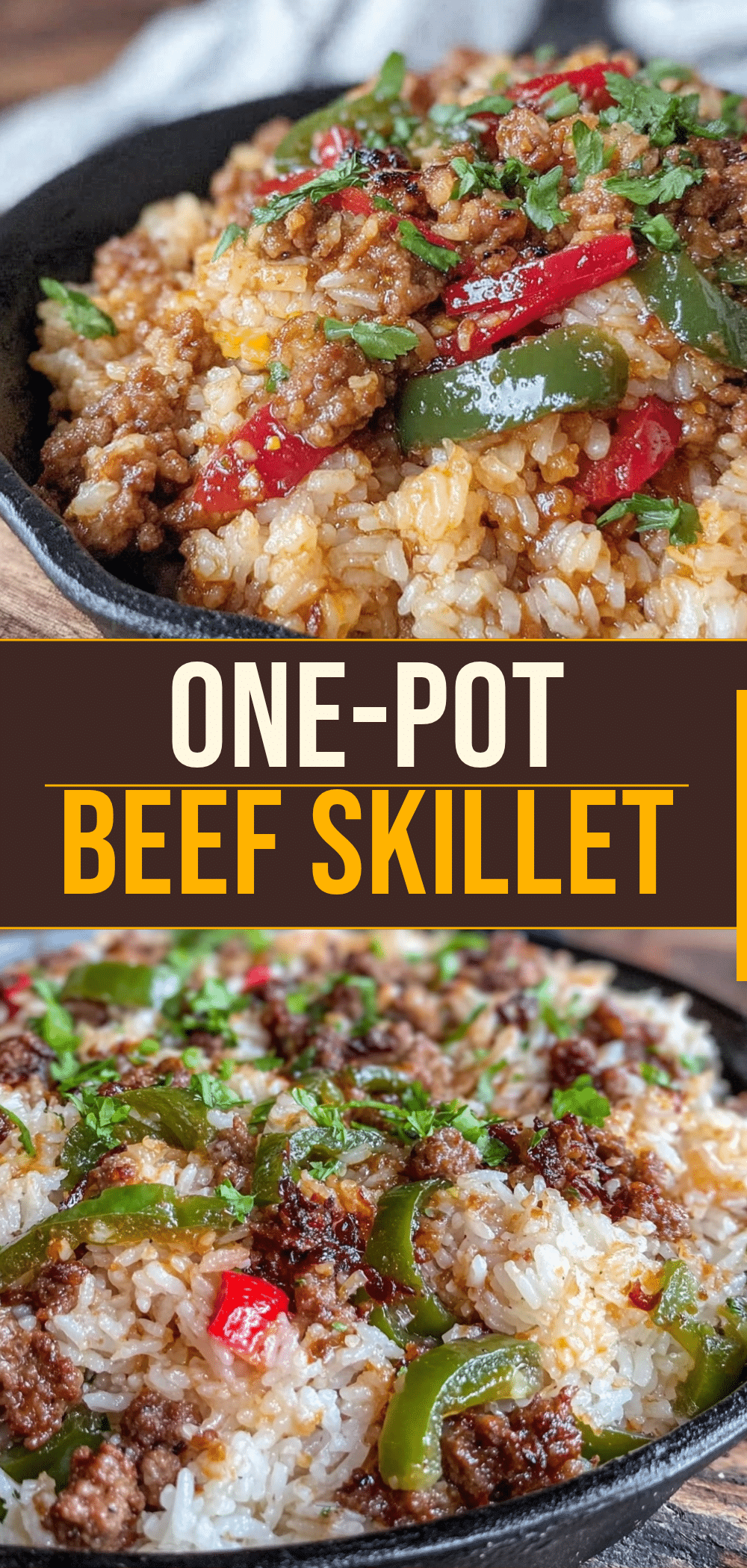 One-Pot Ground Beef and Rice Skillet: 5-Ingredient Beginner Meal 5 one-pot ground beef and rice skillet recipe