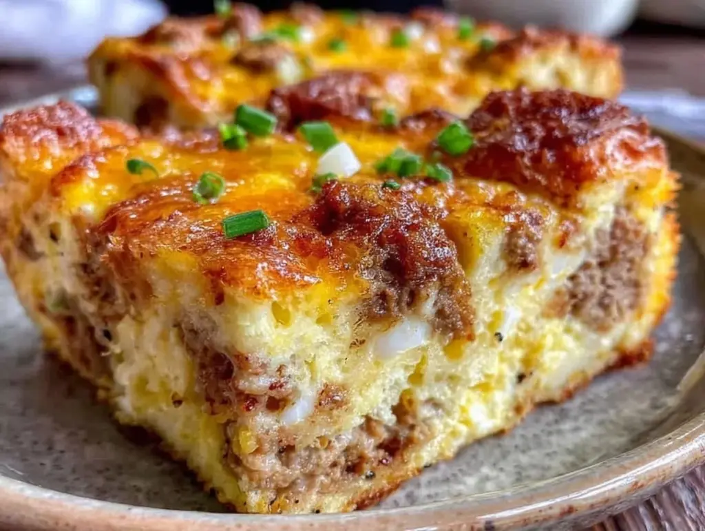 overnight breakfast casserole - featured image