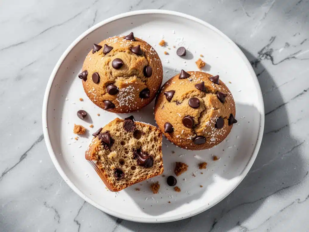 Paleo Coconut Flour Chocolate Chip Muffins: Easy Recipe 4 paleo coconut flour chocolate chip muffins preparation steps