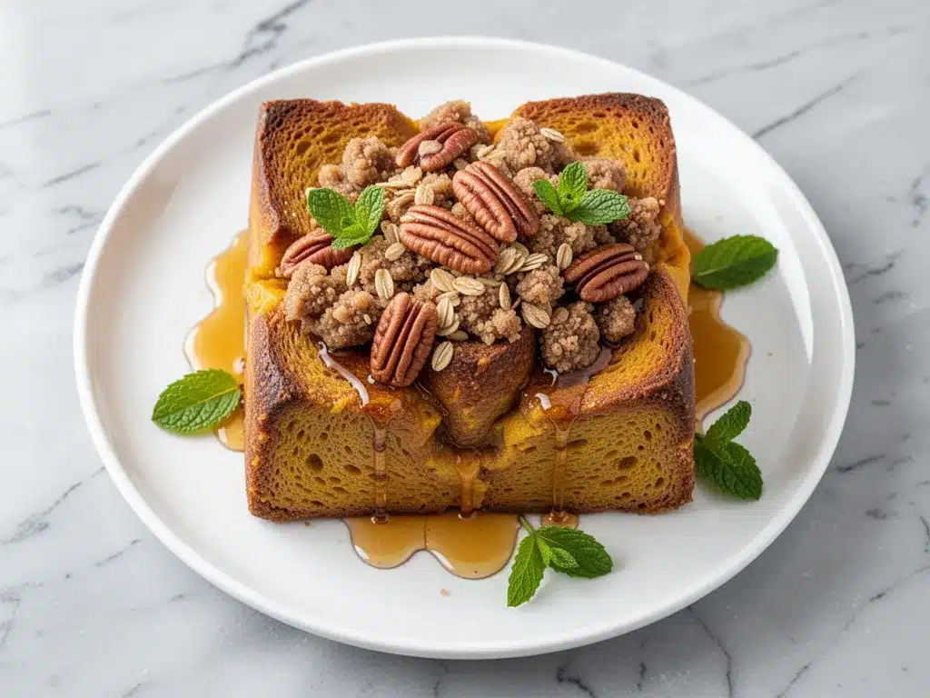 Fall Pumpkin Spice Baked French Toast Casserole: Easy Holiday Recipe 4 pumpkin spice baked french toast casserole preparation steps