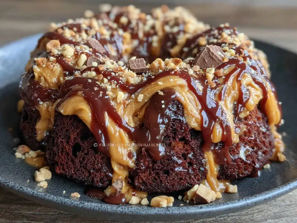 Reeses Peanut Butter Poke Cake: Make Once, Eat 4 Days 4 Reeses Peanut Butter Poke Cake preparation steps