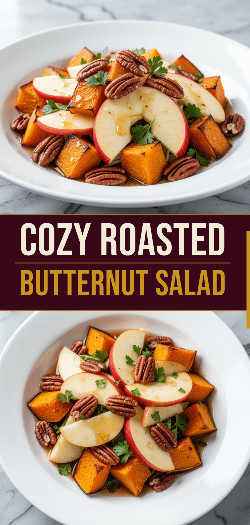 Roasted Butternut Squash and Apple Salad: Easy Weeknight Dinner 5 Roasted Butternut Squash and Apple Salad recipe