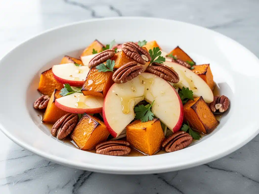 Roasted Butternut Squash and Apple Salad - featured image