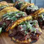 slow cooker beef barbacoa tacos - featured image