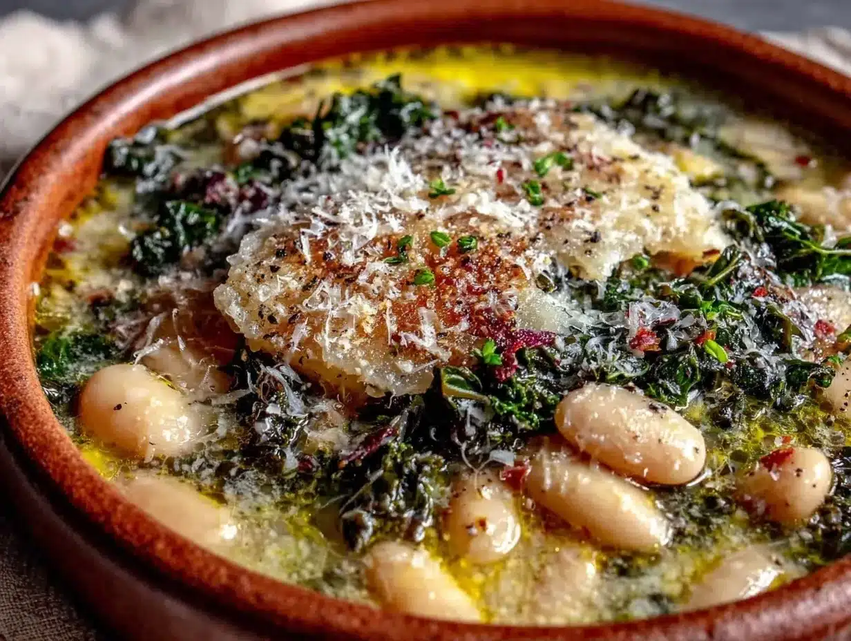 Slow Cooker White Bean and Kale Soup: 1 Trick for Best Flavor 4 slow cooker white bean and kale soup preparation steps