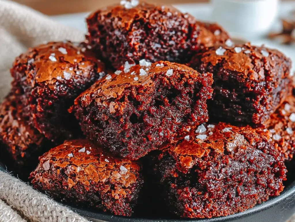 small batch fudgy brownies - featured image