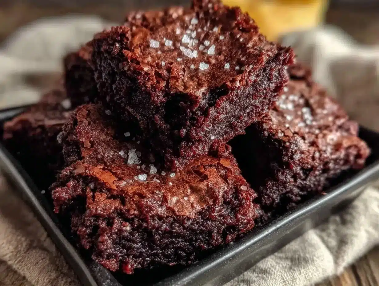 Small Batch Fudgy Brownies: Easy Crackly Top Recipe 4 small batch fudgy brownies preparation steps