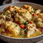 smoky chicken and dumplings - featured image