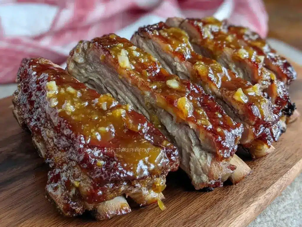 Smoky Honey Garlic BBQ Ribs - featured image