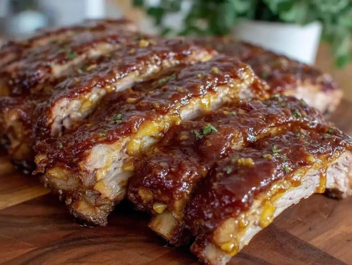 Smoky Honey Garlic BBQ Ribs: Easy Labor Day Meal 4 Smoky Honey Garlic BBQ Ribs preparation steps