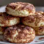soft batch snickerdoodle cookies - featured image