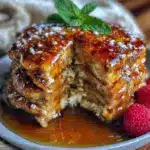 sourdough discard cinnamon sugar pancakes - featured image