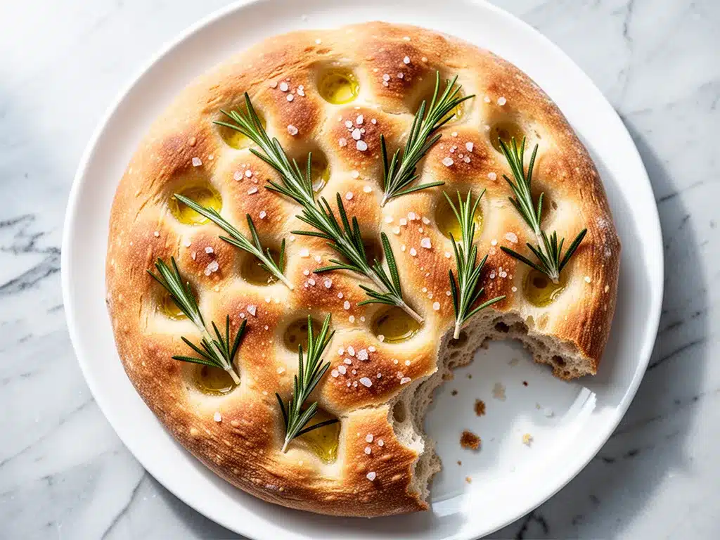 Homemade Sourdough Focaccia: Easy Weekend Recipe 4 sourdough focaccia preparation steps