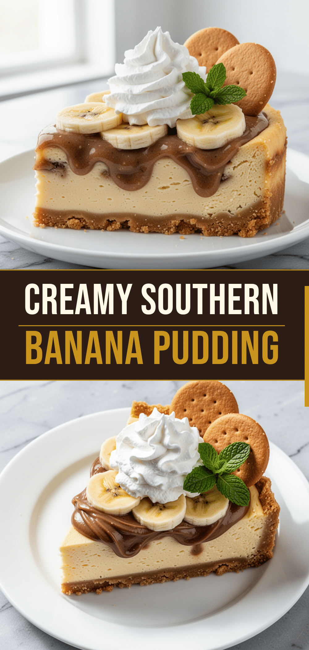 Southern Banana Pudding Cheesecake: Easy 3-Layer Dessert 5 Southern Banana Pudding Cheesecake recipe