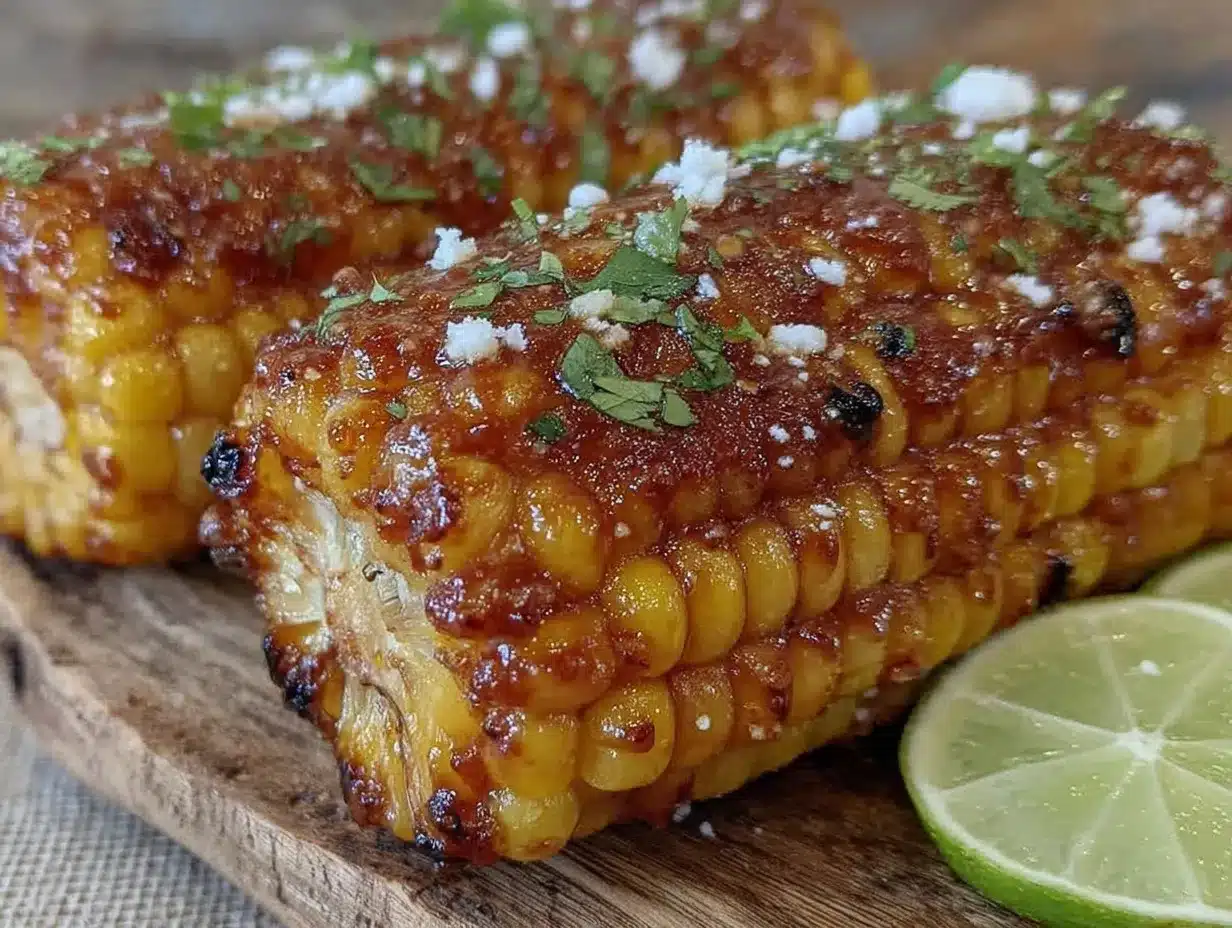 Spicy Chipotle Corn on the Cob: The Best Easy Grilled Side 4 Spicy Chipotle Corn on the Cob preparation steps