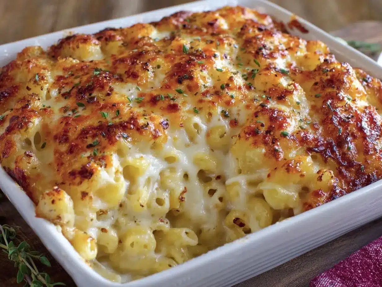 Ultra-Creamy Baked Mac and Cheese: 3 Cheeses, Grandmas Way 4 ultra-creamy baked mac and cheese preparation steps