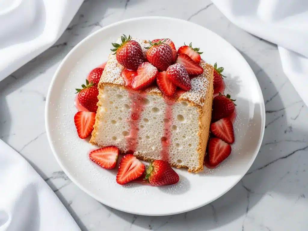 Ultra-Fluffy Angel Food Cake: Easy Summer Dessert 4 ultra-fluffy angel food cake preparation steps