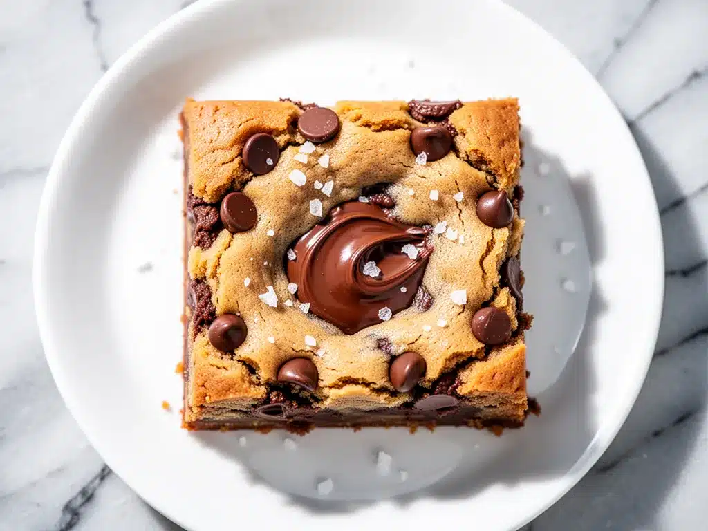 Ultra-Gooey Chocolate Chip Cookie Bars: 5-Ingredient Easy Weeknight Treat 4 Ultra-Gooey Chocolate Chip Cookie Bars preparation steps