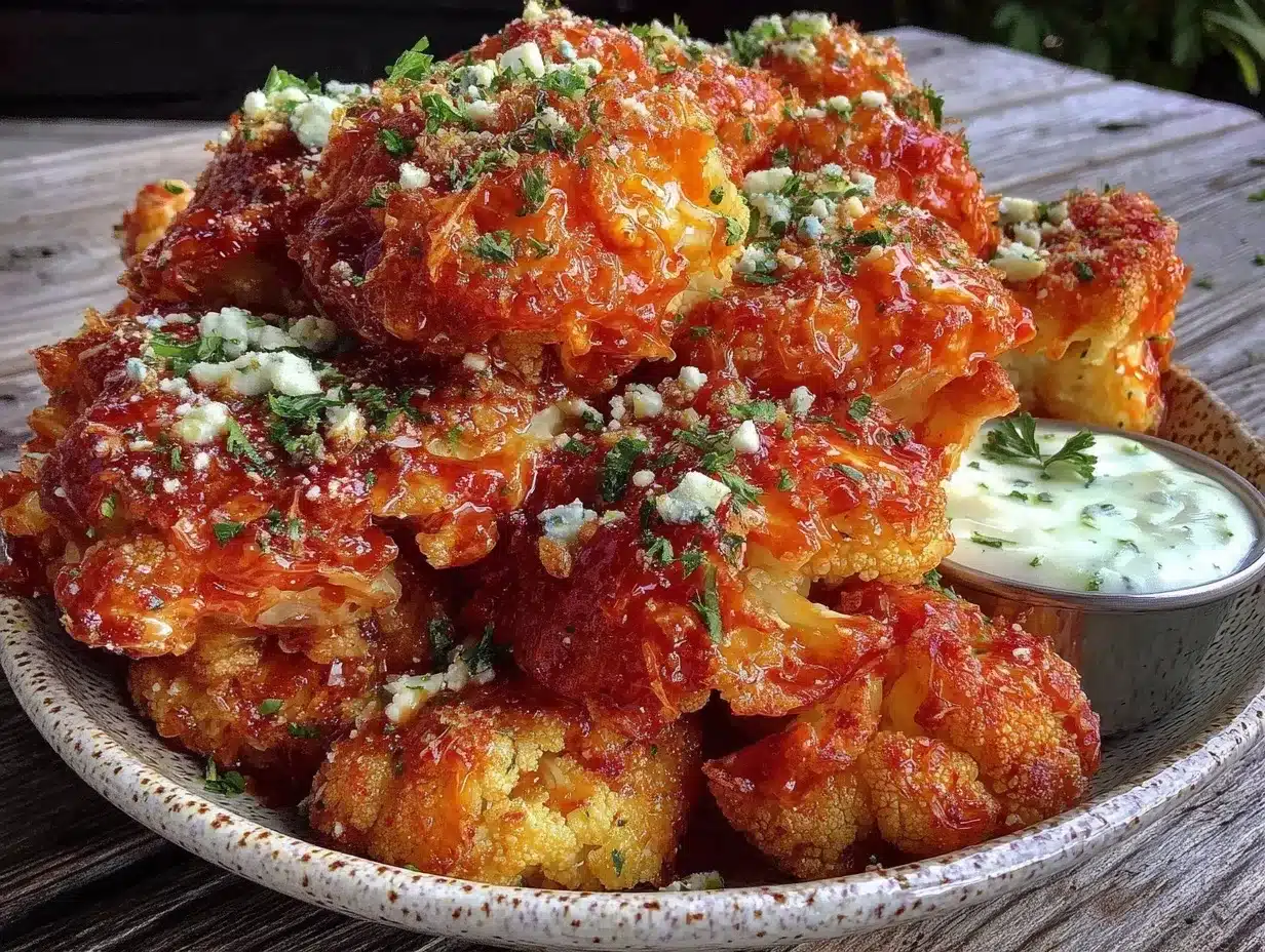 Vegan Buffalo Cauliflower Bites: Easy Vegan Dinner 4 vegan buffalo cauliflower bites preparation steps