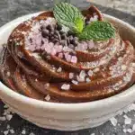 vegan chocolate avocado mousse - featured image