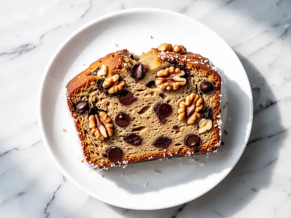 Vegan Chocolate Chip Banana Bread: 5-Ingredient Easy Recipe 4 vegan chocolate chip banana bread preparation steps