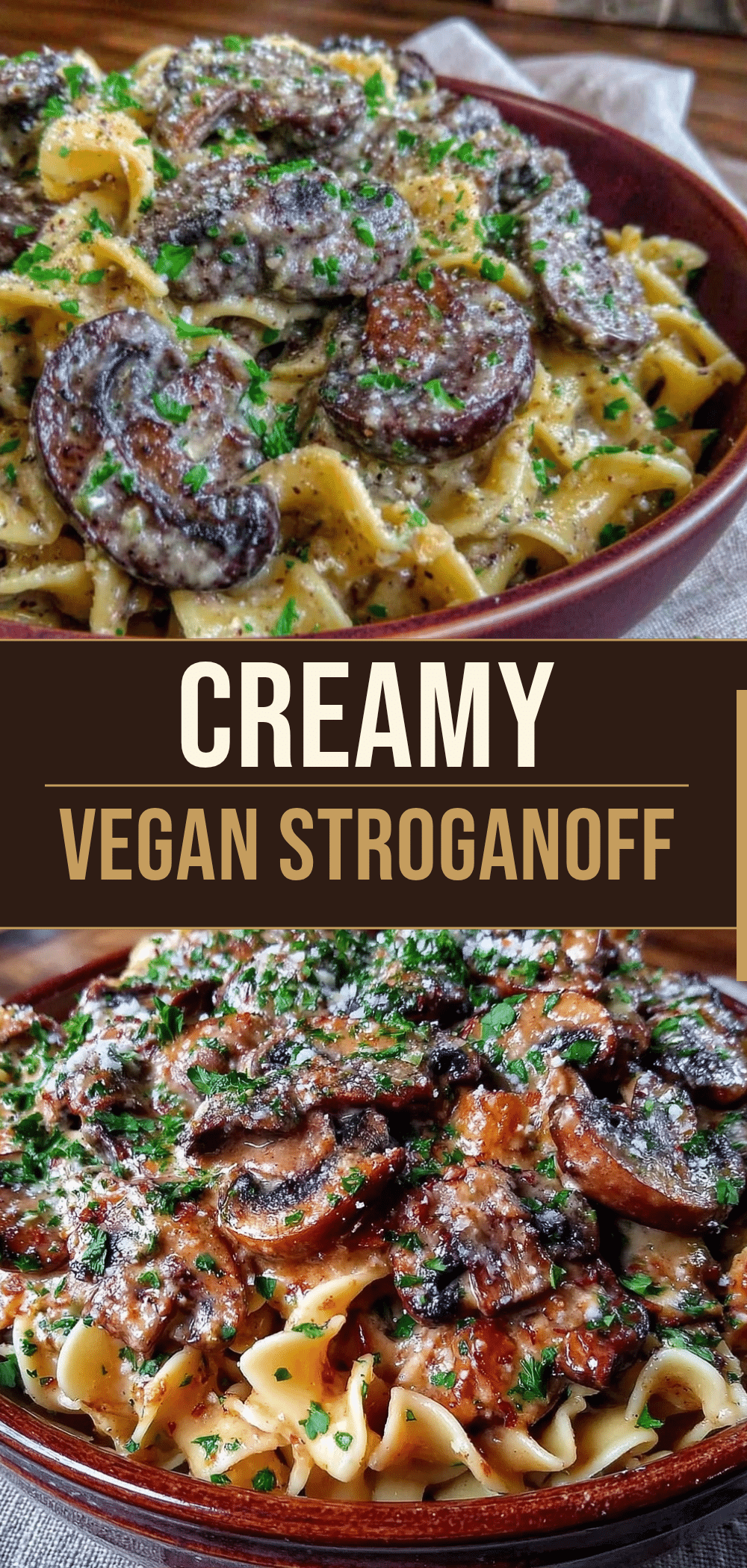 Vegan Creamy Mushroom Stroganoff: Easy Cashew Sauce Recipe 5 vegan creamy mushroom stroganoff recipe