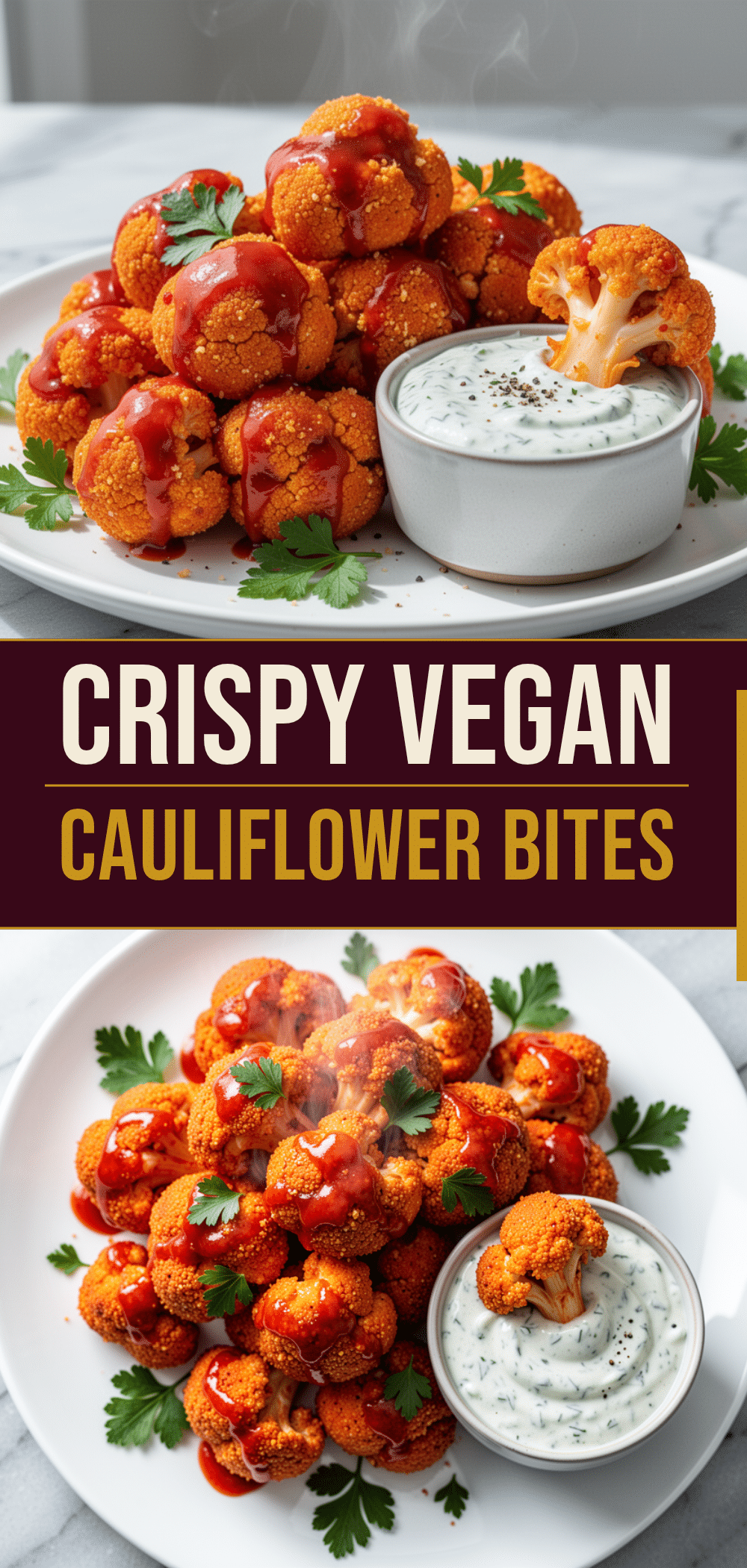 Vegan Crispy Buffalo Cauliflower Bites: 5-Step Recipe 5 vegan crispy buffalo cauliflower bites recipe